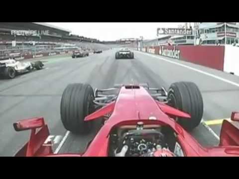 Onboard Kimi Raikkonen start Germany