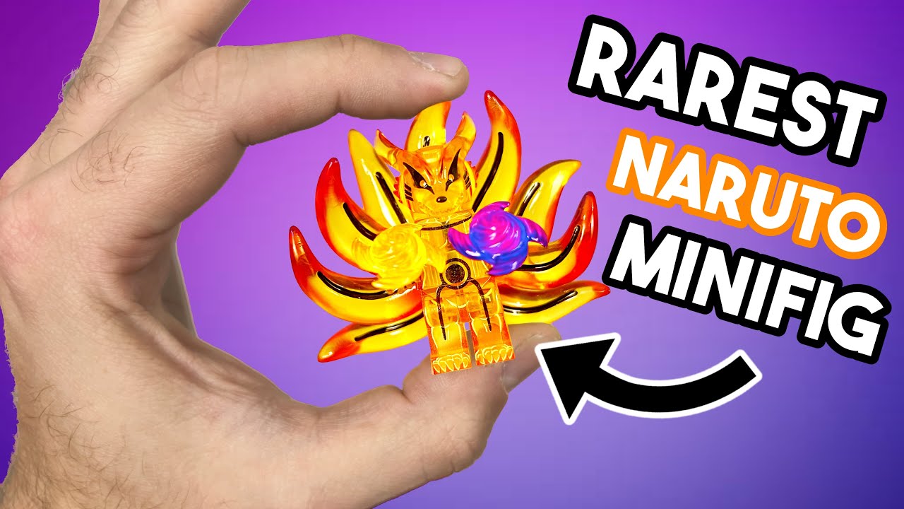 My RAREST Naruto & Sasuke Minifigs 🍥 Susanoo & Kurama | Custom Lego #shorts