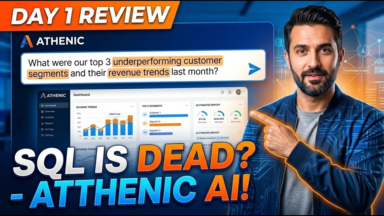 Stop Writing SQL! Day 1 Review: Athenic AI for Data Analysis & Automation