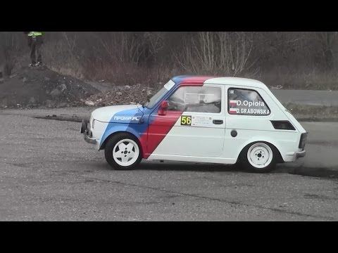 Super Sprint Kaczyce 28.02.2016 | Daniel Opioła/Dominika Grabowska-Fiat 126p