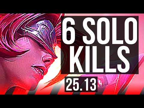 RIVEN vs GANGPLANK (TOP) | 6 solo kills, 11/2/6 | KR Master | 25.13