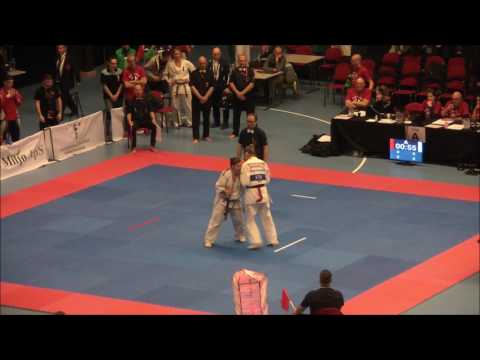 EC2017 Women +60 kg semi finale Monika Ryžkovaitė Lithuania AKA Vs Aiala Garcia Spain SHIRO