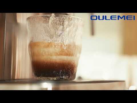 фото кофемашина рожковая с капучинатором oulemei новая гарантия год olm-kfb005 0