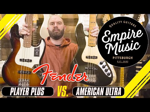 Fender Player Plus Vs. American Ultra  - Jazz Bass Comparison - EMPIRE MUSIC