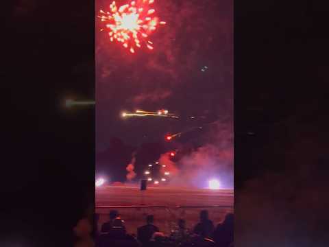 Martin Pickering flying with fireworks at Weston Park 2023 #rcaircraft #modelplane #fireworks