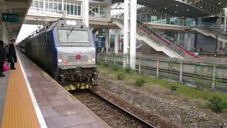 preview picture of video '[China Railway]Train 3216 enters Zhenjiang Railway Station'