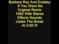Barbara Roy ‎ If You Want Me Original Remix 1982 HD