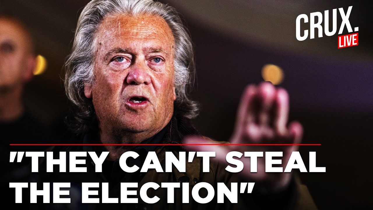 LIVE | Trump Ally Steve Bannon Addresses Media After Being Released From Prison | US Election 2024