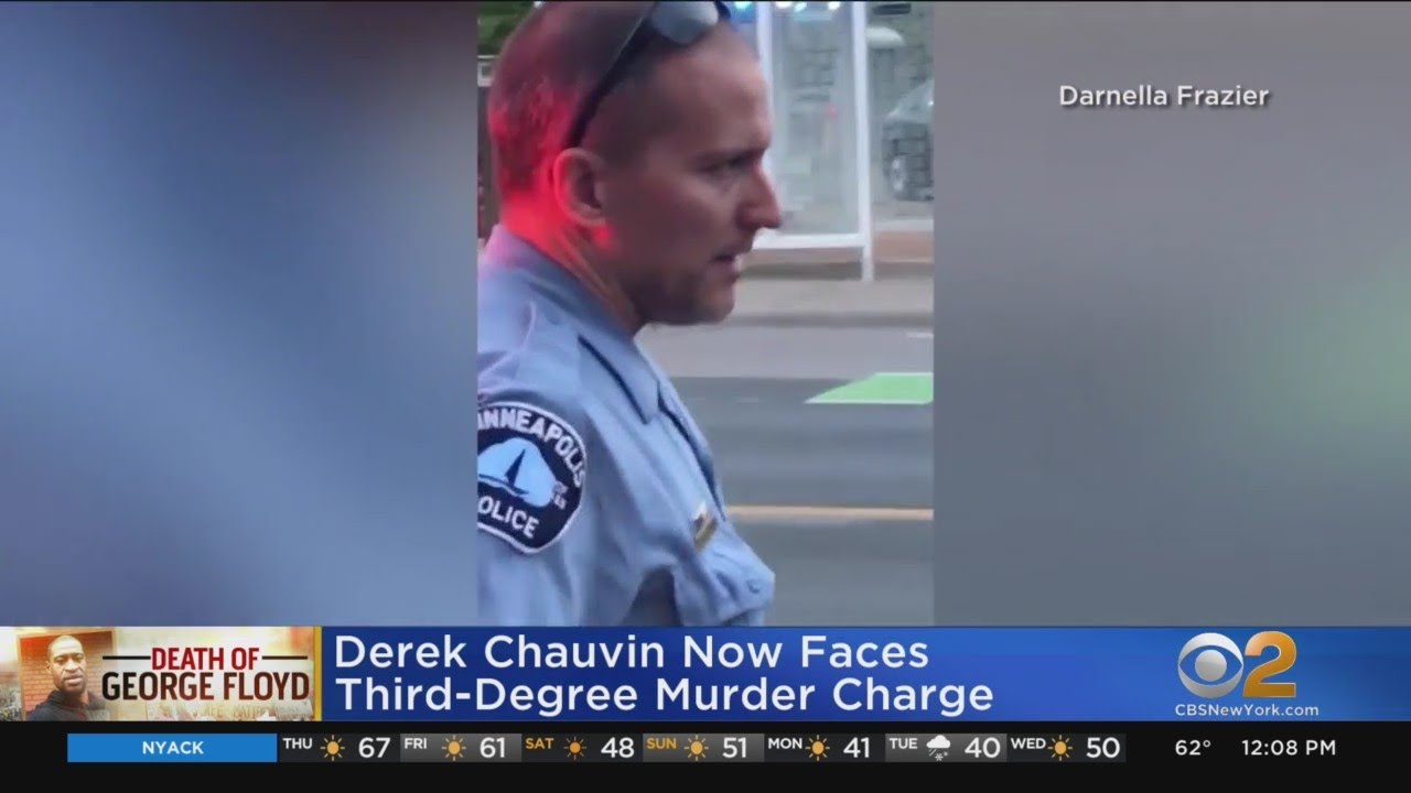 Derek Chauvin Now Facing 3rd Degree Murder