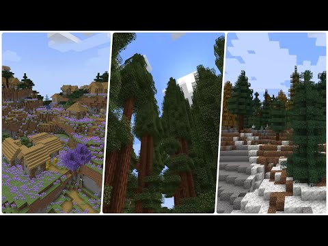 Top 3 BIOME and WORLD GENERATION mods for Minecraft!