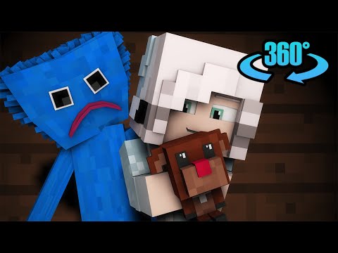I'm not a monster - Huggy Wuggy 360° Video Poppy Playtime (Minecraft VR)
