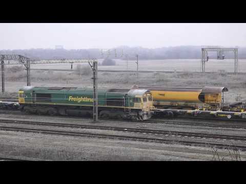 66621'lightengine in Basford Hall sidings Crewe 2'1'19