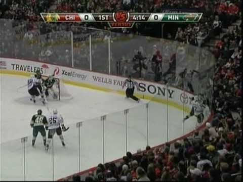 Jared Spurgeon hipchecks Viktor Stalberg
