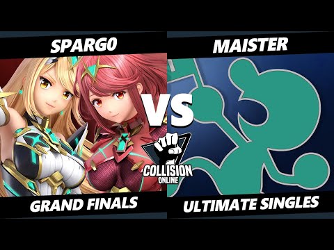 Collision Online GRAND FINALS - Spargo (Pyra Mythra) Vs. Maister (Game & Watch) SSBU Smash Ultimate