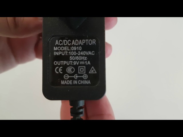 Vídeo relacionado con Aihasd AC 100V-240V Adaptador convertidor DC 9V 1A Cargador de la Fuente de alimentación EU Enchufe para Arduino