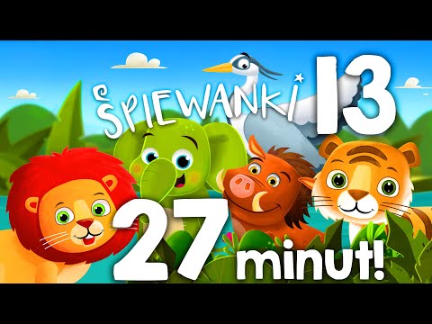 Zestaw piosenek nr 13: Czapla i czacza, Tygrys bengalski, Słoń marzyciel, Lew i Guziec – Śpiewanki
