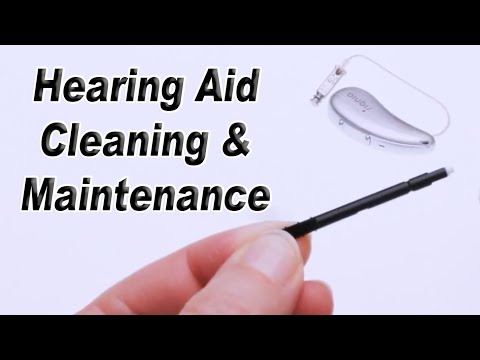 Hearing Aid General Cleaning & Maintenance: Receiver in the Ear, Behind the Ear, & Custom in the Ear