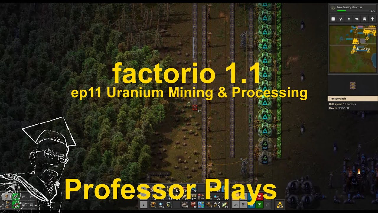 factorio 1.1 ep11 Uranium Mining & Processing