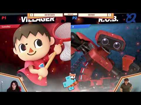 Javi (Villager) vs 8BitMan (ROB) - Newsflash 4 Smash Ultimate - Losers Top 8