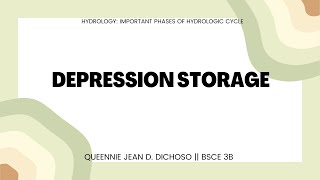 DEPRESSION STORAGE | QUEENNIE JEAN DICHOSO