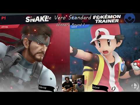 The Vero Standard 12- WR1 Shrug (Snake) vs Wave (Pkmn Trainer) Smash Ultimate Singles