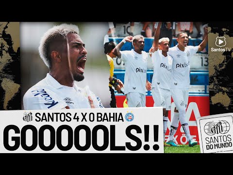 SANTOS 4 X 0 BAHIA | GOLS | COPINHA (15/01/23)