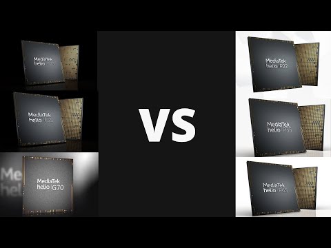 Mediatek Helio G25 vs Helio P22 Helio G35 vs Helio P35, Helio G70 vs Helio P65. O que muda?