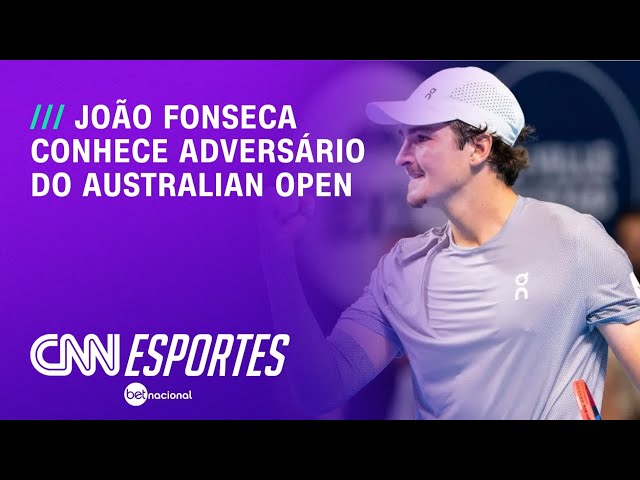 João Fonseca conhece adversário na estreia do Australian Open | LIVE CNN