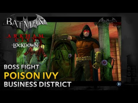 Batman: Arkham City Lockdown - Walkthrough - Poison Ivy Boss Fight