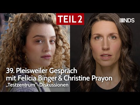 39. Pleisweiler Gespräch mit Felicia Binger & Christine Prayon "Testzentrum"-Diskussionen Teil 2 NDS