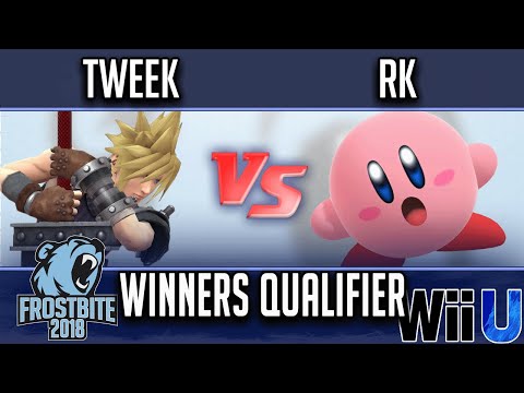 Frostbite 2018 Smash 4 Singles  WINNERS QUALIFIER - P1 | Tweek (Cloud) vs  RK (Kirby)