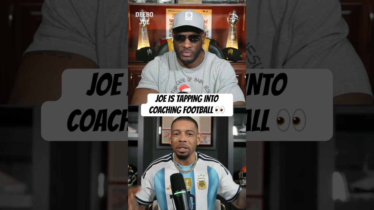 Joe is officially coaching his son’s flag football team and it’s house divided 😅😂 #DeeboAndJoe