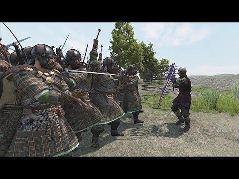 SHIELD vs 100 ARCHERS Mount & Blade II: Bannerlord ps5