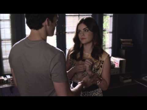 Pretty Little Liars: Ezra & Aria 3x14 scene