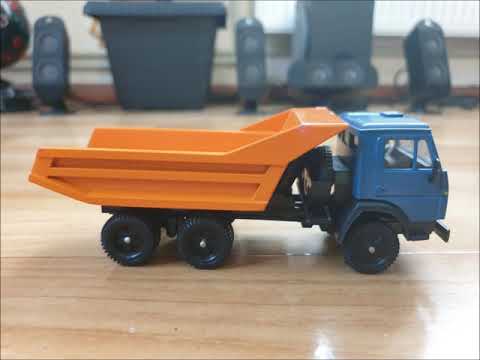 Diecast old model KAMAZ 5511 Elekon, 1:43 Scale