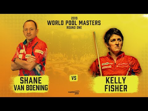 Shane van Boening vs Kelly Fisher | 2019 World Pool Masters