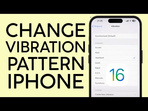 How to Change Vibration Pattern on iPhone iOS 16 2022