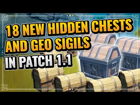 New Hidden Chests and Sigils in Patch 1.1 (COLLECT THEM BEFORE TOO LATE!) Genshin Impact New Content