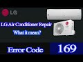 lg air conditioner error code 169