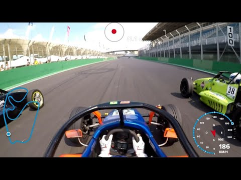 Volta Completa Onboard no Fórmula 1600 em Interlagos ! Largada e ínicio da corrida
