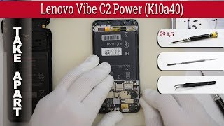 How to disassemble 📱 Lenovo Vibe C2 Power (K10a