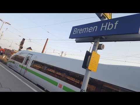My 1. Grüner ICE 4 in Bremen Hbf: ICE1028 Hamburg-Altona
