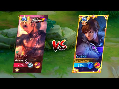 ASTRE vs LETUZAWA!! (1v1 GUSION) WHO WILL WIN!?