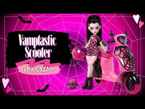 Набор Кукла Monster High Draculaura + Scooter Монстер Хай Дракулора Дракулаура дракула скутер Monster High - фото 1 - id-p2747622657