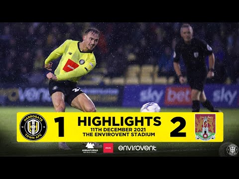 Harrogate Town 1-2 Northampton Town League Two 2021/22
