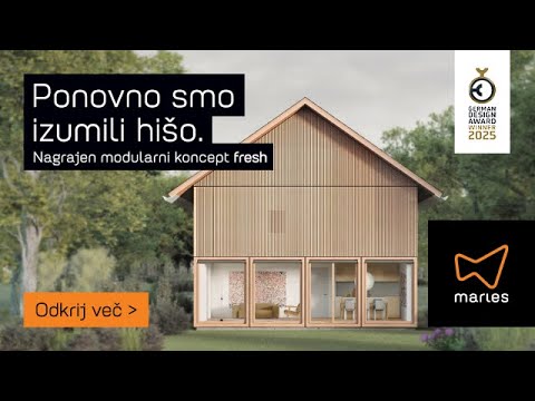Marles FRESH MDLR: Inovativne lesene montažne hiše za trajnostno bivanje