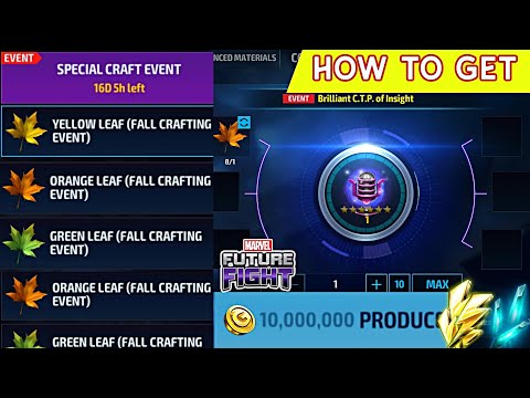 😍How To Get CCF Energy And Gold For Craft Event CTP | Marvel future fight