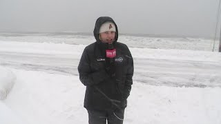STORM CENTER: Live from Wells Beach during high tide