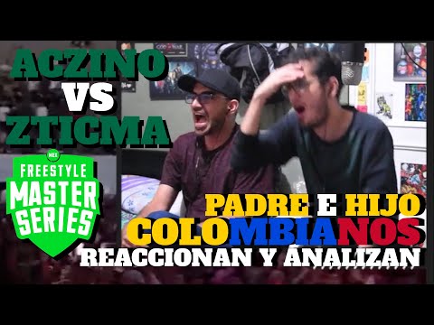 El INVICTO de MAU - PADRE e HIJO COLOMBIANOS REACCIONAN y ANALIZAN ACZINO vs ZTICMA [FMS MEXICO J7]
