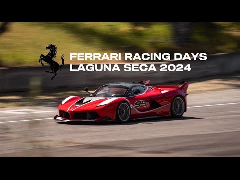 Ferrari Racing Days Laguna Seca 2024 Track Action | 4K
